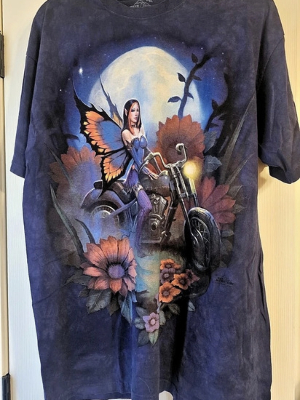 The Mountain, Fairy Biker T-Shirt Size XL